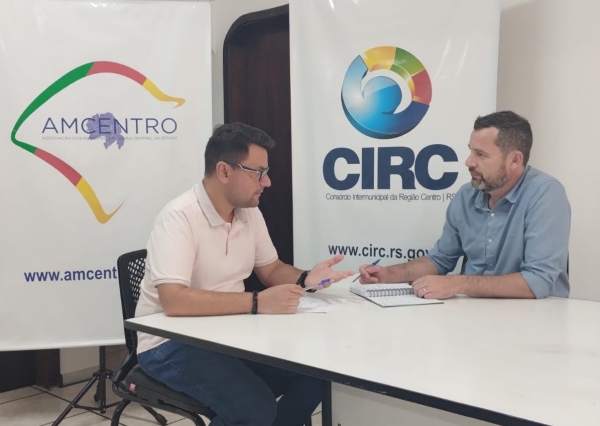PRESIDENTES DA AMCENTRO E DO CIRC REALIZAM REUNIÃO DE TRABALHO