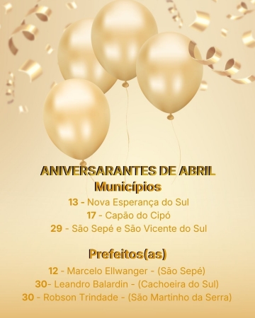 AMCENTRO FELICITA OS ANIVERSARIANTES DE ABRIL AMCENTRO FELICITA OS ANIVERSARIANTES DE ABRIL