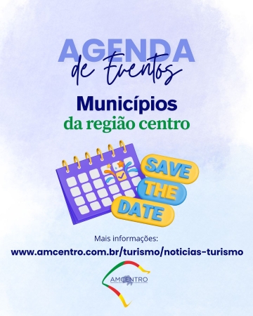 EVENTOS DA REGIÃO - AGENDA