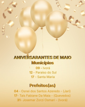 AMCENTRO FELICITA OS ANIVERSARIANTES DE MAIO AMCENTRO FELICITA OS ANIVERSARIANTES DE MAIO